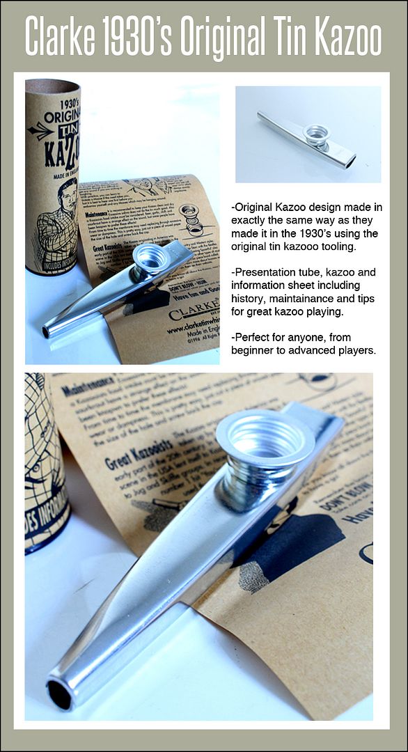 Clarke 1930's Original Tin Kazoo Made in England eBay